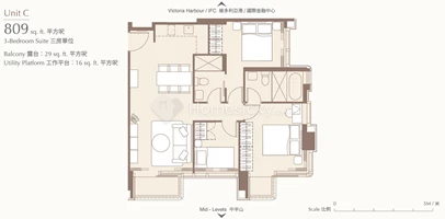 Unit C - Floor 18-19